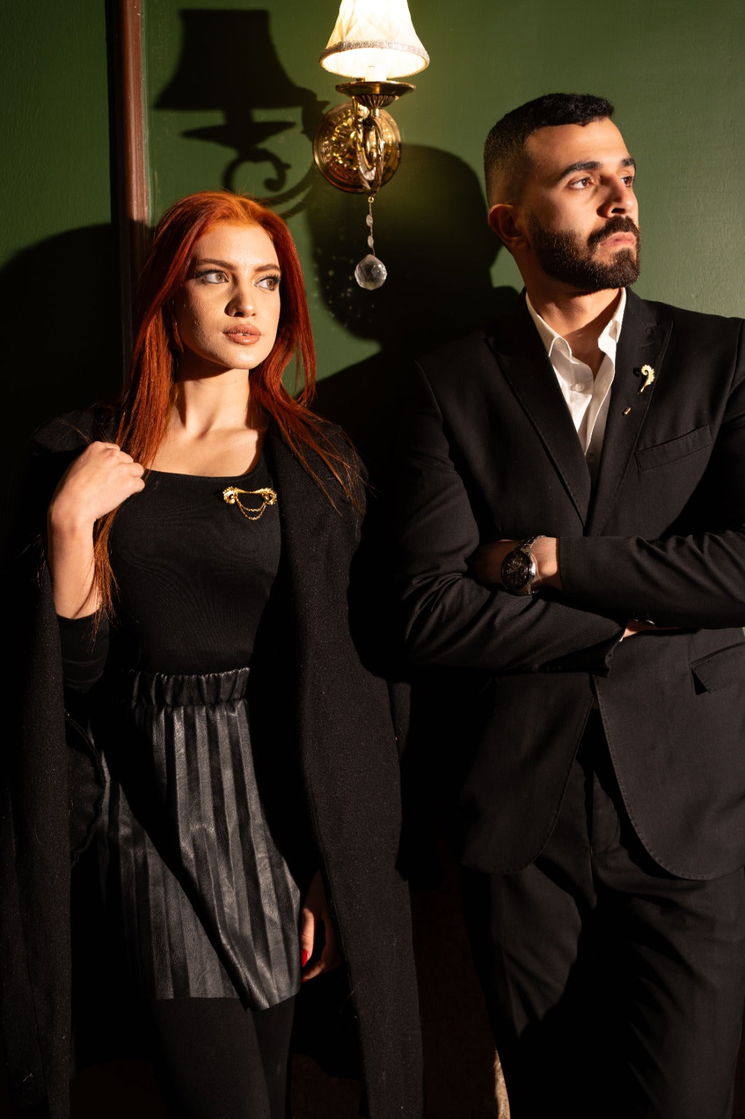 Aurea Plume Brooch for Him & Her (Duo&Solis)