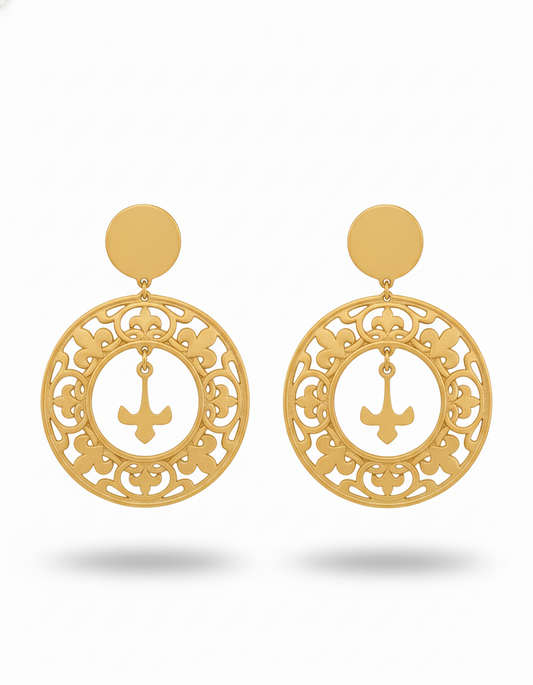 Golden Legacy Dangling Earrings