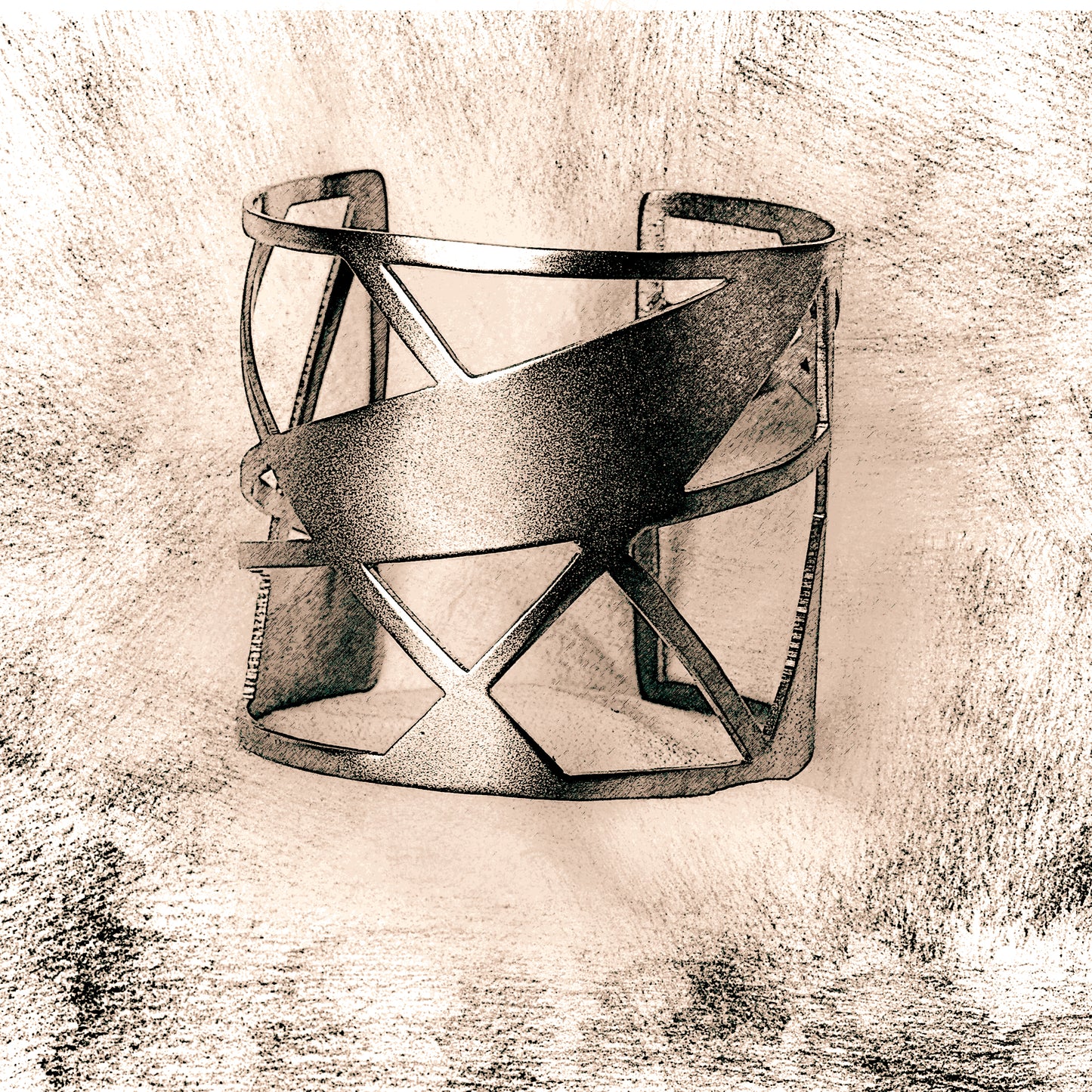 Geo-Contour Arm Cuff